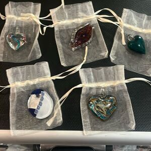 Handblown pendants 